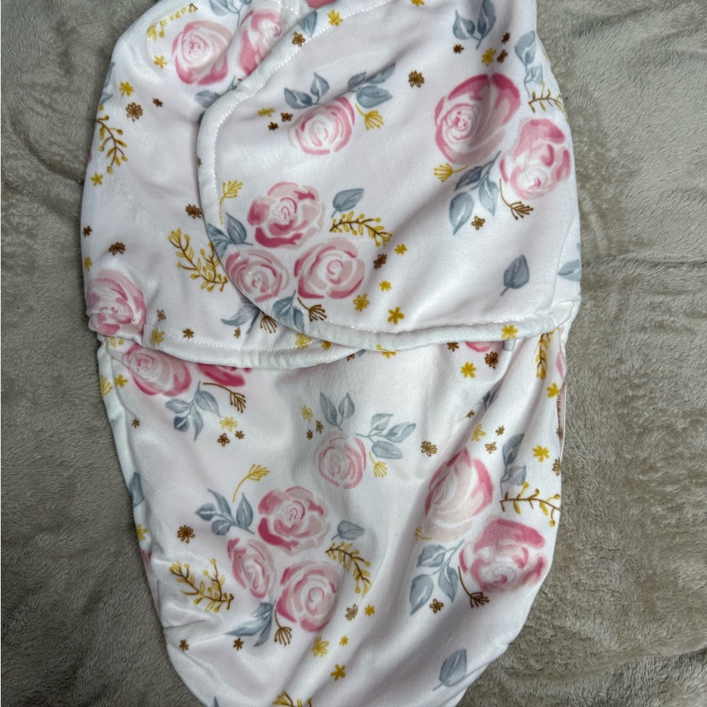 Floral Baby Swaddle Blanket